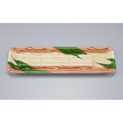 発泡トレー 新匠-ウナギ33-10 笹木目 シーピー化成