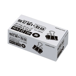 ダブルクリップ口幅４１ｍｍ特大１箱１０個入