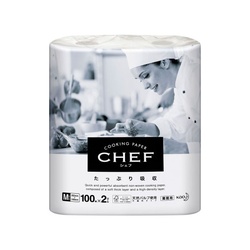花王 キッチンペーパー シェフたっぷり吸収 M 100枚入×2ロール
