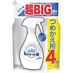 ファブリーズＷ除菌　無香料　詰替　１２８０ｍｌ