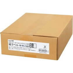 紙ラベル＜Ｋ２＞　Ａ４　１２面四辺余白付　５００枚
