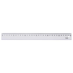 再生ＰＥＴ直定規　３０ｃｍ　ＵＤタイプ