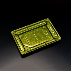 リスパック 刺身容器 バイオPS 美枠 17-12B ステラグリーン 本体