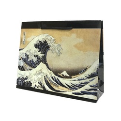 【廃番商品】紙手提袋 HOKUSAI NO.2 マツシロ