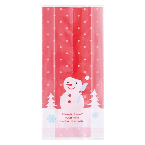 テープ無 OPP袋 スノーマンスイーツパック クリア-2(100枚) ヘッズ