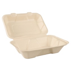 パックスタイル バガス容器 BBランチ 220-150