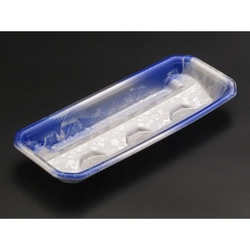 リスパック 刺身容器 RON-25-10 流氷青 本体