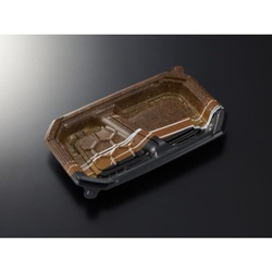 中央化学 弁当容器 CT ロックス 22-14 2S パイルBR 本体