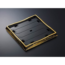 中央化学 寿司容器 HS 天城 40-5 まきえ金-BK 本体