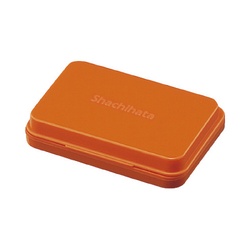 シヤチハタスタンプ台（油性顔料）小型　朱色