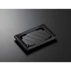 中央化学 刺身容器 CF宴角 8-2 黒-BK 本体