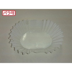 セイコー おかずカップ ラミケースOPP 小判6号 ホワイト 500枚