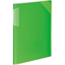 クリヤーホルダーブックノビータＡ４黄緑１２Ｐ　５冊