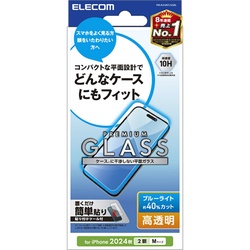 ｉＰｈｏｎｅ１６ガラスフィルム　高透明　ＢＬカット