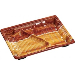 【廃番商品】弁当容器 MSDアコード23-17-1もえぎ茶 エフピコ