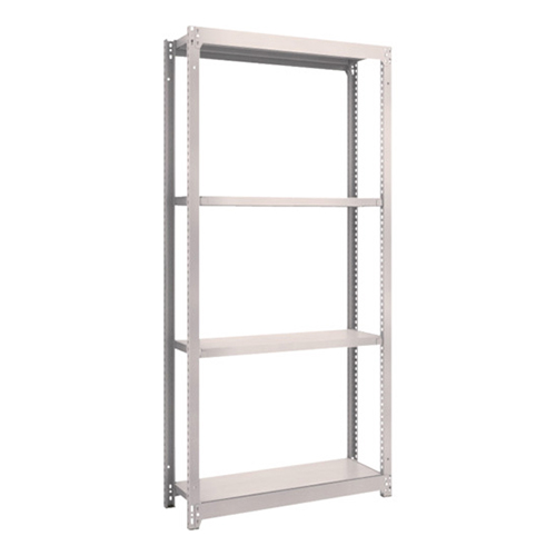 ＴＲＵＳＣＯ スチールラック Ｍ1.5型軽中量棚 860×295×1800mm 4段 単体 ネオグレー M1.56334