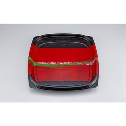 【廃番商品】シーピー化成 寿司桶 NUN角桶4 秀英赤 本体