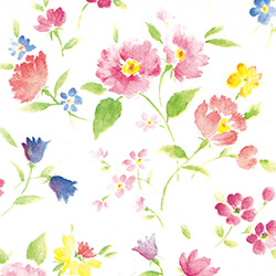 【廃番商品】包装紙 半才 花づくし