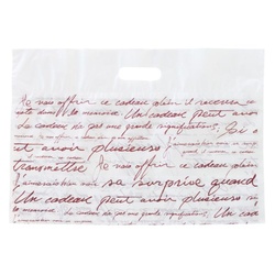 ポリ手提げ NEWフレンチボトムガゼットバッグ-M(100枚) ヘッズ