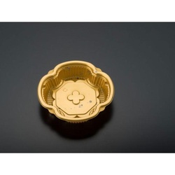 リスパック 惣菜容器 クリーンカップ よつば15-35B カリス金 本体