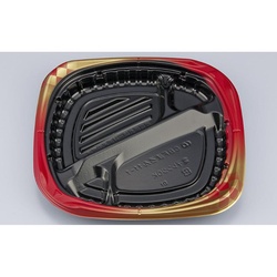 シーピー化成 弁当容器 CBFまろん11-1 ゴルトBR 本体