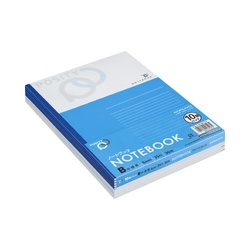 ノートＰＯＳＩＴＹセミＢ５　３０枚中横罫１０冊ｘ６