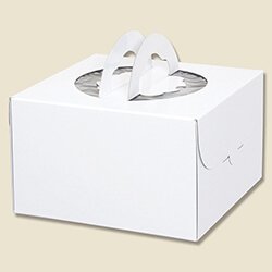 HEIKO 箱 手提げデコホワイト5寸 10枚/袋