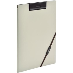 クリップファイル　Ａ４Ｅ　ベージュ