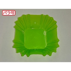セイコー おかずカップ ラミケースOPP四角7号Lグリーン 500枚