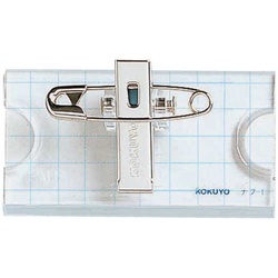 Ｕ型名札　２５×５０ｍｍピン・クリップ両用型５０個
