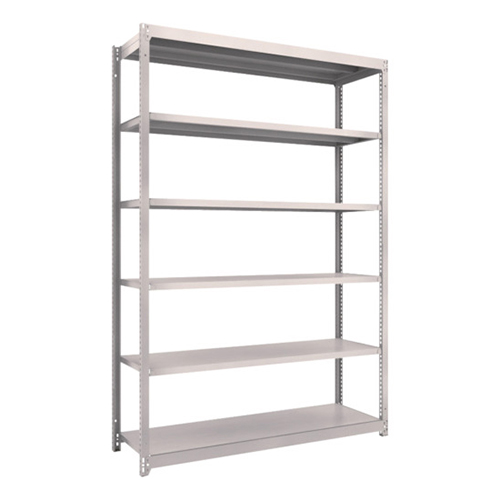 ＴＲＵＳＣＯ スチールラック Ｍ1.5型軽中量棚 1460×445×2100mm 6段 単体 ネオグレー M1.57546