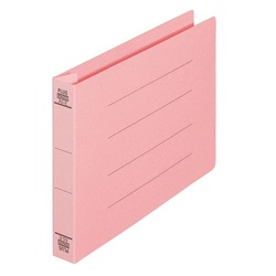 フラットファイル　厚とじ３００　Ａ５横　桃　１０冊
