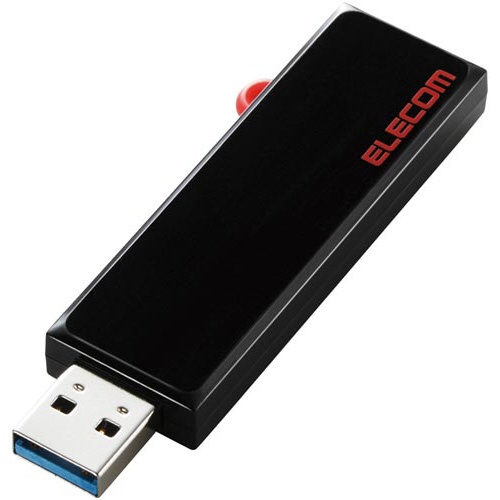 ＵＳＢメモリ　スライド式　３２ＧＢ　ブラック　３個