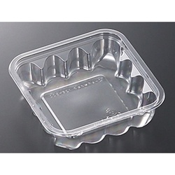 中央化学 透明カップ C-AP 菊角カップ 125-300 本体