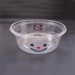 リスパック 透明カップ バイオカップ129φ320B ニコニコ 本体