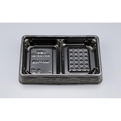 【廃番商品】シーピー化成 弁当容器 BFハカマ集膳2 黒板目 本体