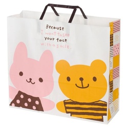 紙手提袋 ウサクマペーパーバッグ-2(50枚) ヘッズ