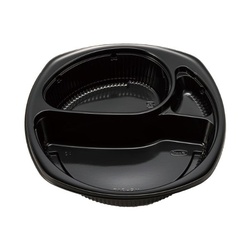 弁当容器 MS-217 黒 本体 エフピコチューパ