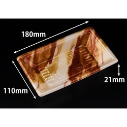 リスパック 寿司容器 新万角18-11F はなの茶 本体