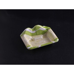 リスパック 刺身容器 うたげ 08B ひらくも緑 本体