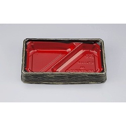 シーピー化成 お重 BFハカマ集重27-2 金板目 本体(N) 発泡