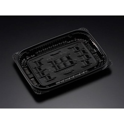 リスパック 軽食容器 バイオデリカ キープ330B K-黒 本体