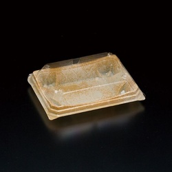 スミ 和菓子容器 ユニコン RX-16 陶器(茶)