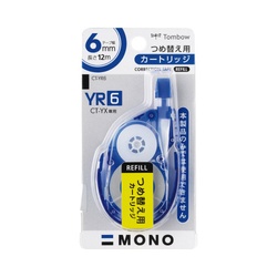 修正テープ　モノＹＸ用カートリッジ６ｍｍ
