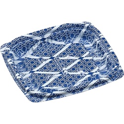 惣菜容器 MSD惣菜12-11(17) ひし格子青 エフピコ