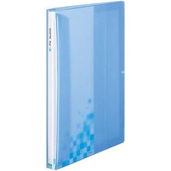 ガバットファイル＜ＰＰ＞　Ａ４縦　透明ブルー　５冊
