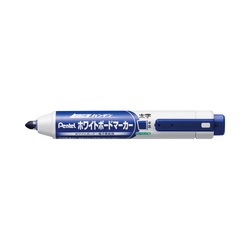 ハンディ　ホワイトボードマーカー　太字平芯　青５本