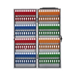 キーボックス　シルバー　８０個吊×２