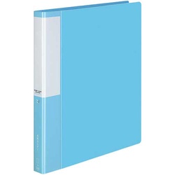 名刺ホルダーポジティ差替式　Ａ４縦　薄青　５００名