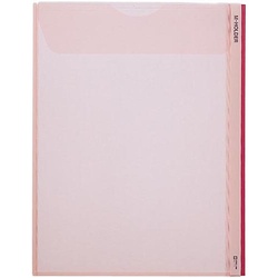 Ｍホルダー　Ａ４縦　収納幅１０ｍｍ　赤　５枚